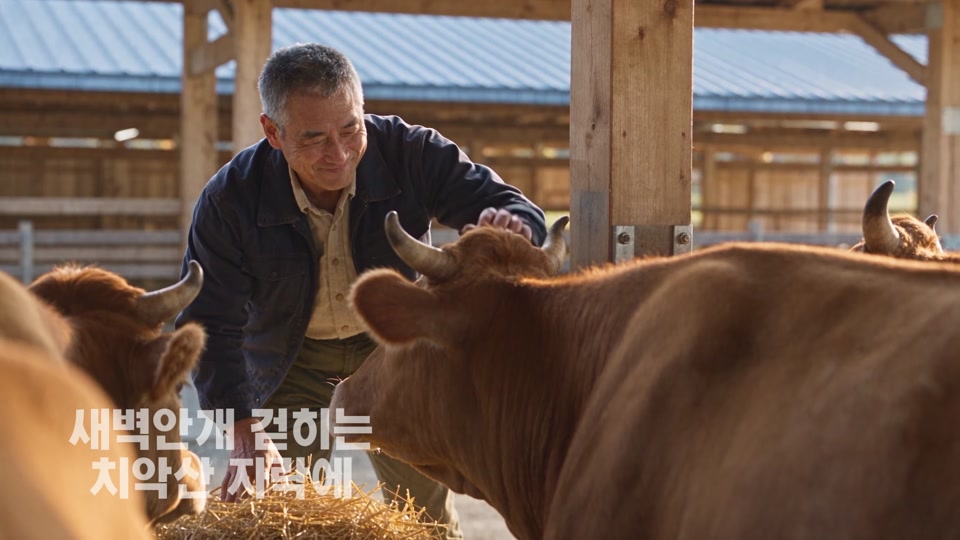 산이 키우고 사람이 빚어 함께 나누는 작품 속 한 장면